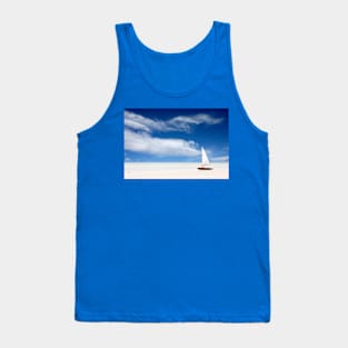 A boat on the beach Tank Top